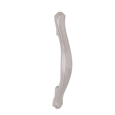 Side view of Traditional Craftsman Cabinet Handle Set 5.13 Inch Length With 3 Inch Hole Center Satin Nickel Brushed Finish 10 Pack