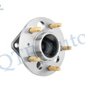 Front view of a wheel hub bearing assembly from Set Of 4 Wheel Hub Bearing Assemblies For 1998 To 2001 Oldsmobile Intrigue Front And Rear OEM Quality Replacement Kit Plug And Play 100 Percent Fit Direct Fit With No Fuss Installation And Superior Durability.