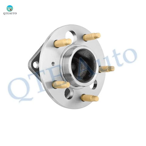 Front view of a wheel hub bearing assembly from Set Of 4 Wheel Hub Bearing Assemblies For 1998 To 2001 Oldsmobile Intrigue Front And Rear OEM Quality Replacement Kit Plug And Play 100 Percent Fit Direct Fit With No Fuss Installation And Superior Durability.