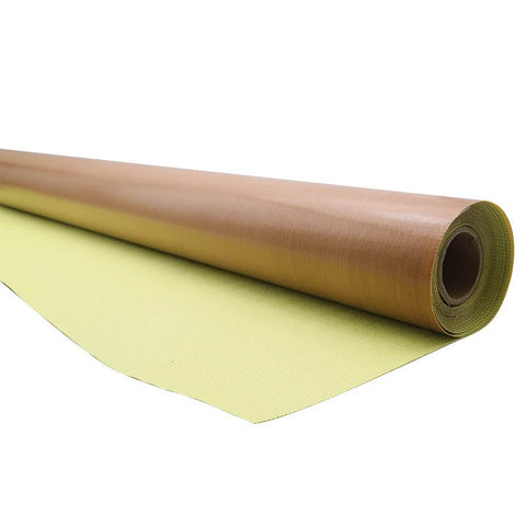 36 Inch By 5 Yard Self Adhesive PTFE Fabric Sheet Roll With 5 Mil Thickness, Heat Resistant Nonstick Surface For Applique