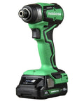 Cordless 18V Impact Driver Sub-Compact Brushless, 1/4 In Hex, Lightweight Yet Powerful, 1240 In-Lbs Torque, side view