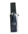 Toggle Bolts Set, 20 Pack, 1/8 Inch By 4 Inch Drywall Anchors, close-up of solid steel with zinc plating and SAE right hand threads