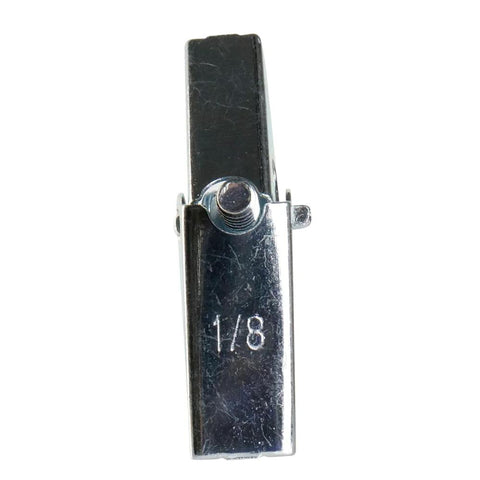 Toggle Bolts Set, 20 Pack, 1/8 Inch By 4 Inch Drywall Anchors, close-up of solid steel with zinc plating and SAE right hand threads