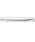 Heavy Duty Commercial Toilet Seat With Cover Elongated White Industrial Grade Stay-Tite Secure Install System Non Slip Stainless Steel Hardware Resists Rust Built To Last In Busy Restrooms, side view