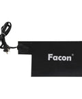 Heavy Duty Silicone Battery Heater Pad With Auto Thermostat Control Keeps Your Ride Kickstarting Fast In Brutal Winter Chill For Smooth Cold Morning Starts At One Twenty Volt Sixty Watt Grey, with black exterior and power cord.