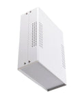 Tough As Nails Industrial Enclosure Box For Wire Junction And Distribution Control With ABS Panel, side view of white box