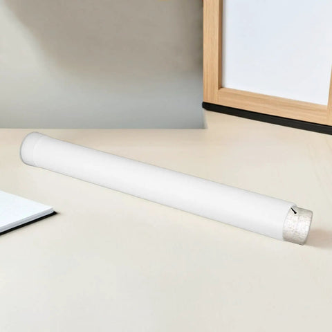 Extendable Plastic Mailing Tubes With Sealed Caps 4 Pack For Poster Artwork And Document Storage on desk