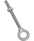 Forged Galvanized Eye Bolt Three Eighths Inch By Four And One Half Inches Heavy Duty For Rope And Cable Interior And Exterior Use Pintle Punched For Five Sixteenths Or Three Eighths Inch Bolts Rugged Steel Hardware
