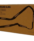 Slackline Round Sling 9 Feet For Secure Anchoring And Safe Setup packaging featuring product details