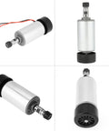 Beefy 300W Air Cooled CNC Spindle Motor for DIY Engraving and Milling, 52mm Clamp, 48V DC ER11 Tool, high precision views