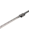 300mm Mini Linear Rail And Sliding Guide For 3D Printer And CNC Machine, built tough, smooth glide, steel rail with black slider