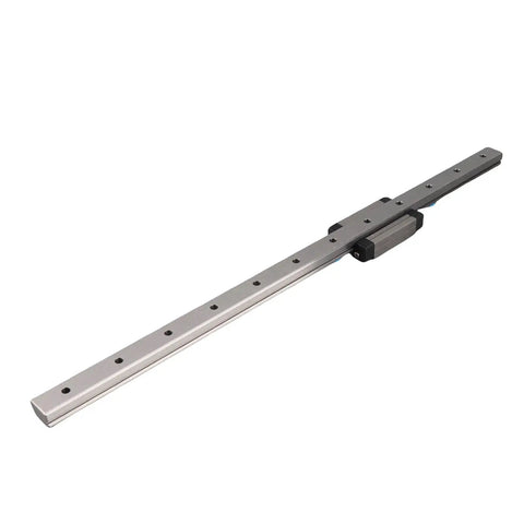 300mm Mini Linear Rail And Sliding Guide For 3D Printer And CNC Machine, built tough, smooth glide, steel rail with black slider