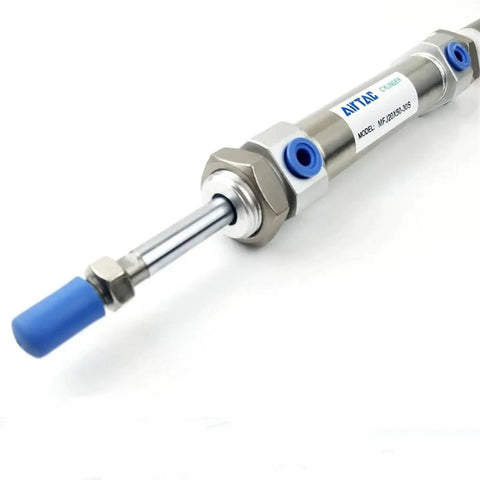 Hardworking Air Cylinder MFJ32X200-100S Dope Industrial Grade Pneumatic Cylinder aluminum body with quick connect fittings
