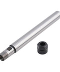 Top Tier ER Collet Chuck Extension Rod With Straight Shank For CNC Milling, Alloy Steel, 8-25mm size with nut for stability.