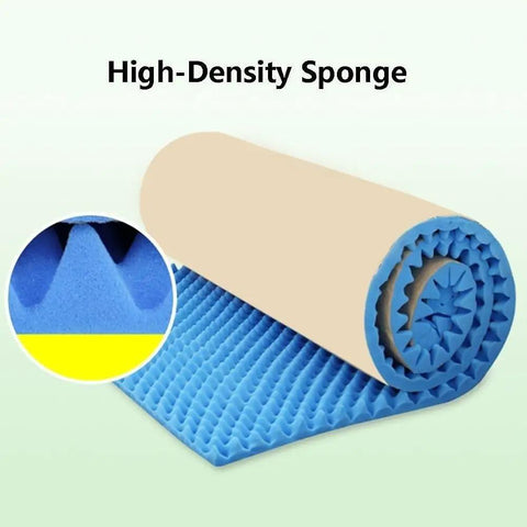 Top Shelf 50 Meter Roll Self Adhesive Egg Crate Acoustic Foam For Walls 7Cm Thick Sound Dampening Noise Isolation Panels, high-density sponge detail.