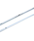 Built Tough 450x17mm Drawer Ball Slide Rail Set, Steel Drawer Hardware for Cabinets, 2 Pack, Smooth Quiet Sliding, Galvanized Finish