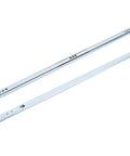 Heavy Duty Drawer Slides 450x17mm, 2 Pack Full Extension Ball Bearing Rails For Cabinets And Closets With Lock, Side Mount