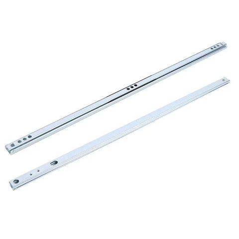 Heavy Duty Drawer Slides 450x17mm, 2 Pack Full Extension Ball Bearing Rails For Cabinets And Closets With Lock, Side Mount