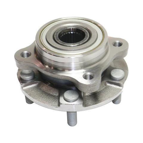 Front Wheel Hub Assembly Pair For Mitsubishi Lancer 2003 2004 2005 2006 With Ball Bearing Type 5 Studs 27 Spline Front Hubs Replacement MB914617