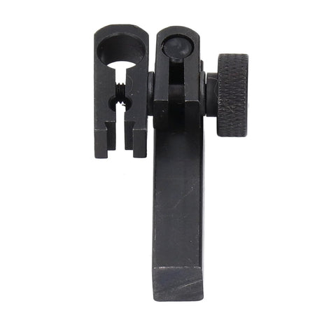 Klanata dial test indicator height holder bar with sleeve clamp, 9mm x 9mm x 50mm, black metal