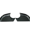 Level Up Your Wheels With These Tank Ready Side Rearview Mirror Caps For Tesla Model 3 2017 To 2022 Slick Waterproof Abs Trim Drops In Tight Left Right, black ABS mirror caps, side view.