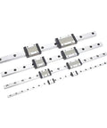 Linear Rail Kit With Hardened Steel Slider Blocks For 3D Printer And CNC Router, 100 To 800mm Rail, Includes Two MGN15 Slide Blocks
