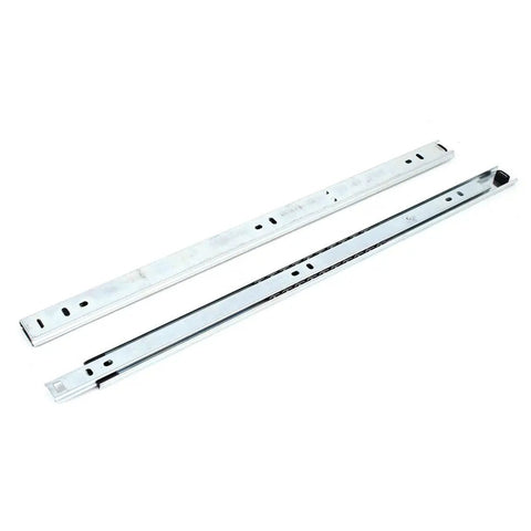 17 Inch Full Extension Drawer Slides With Ball Bearing Rollers, Beefy 25mm Wide, 55 Lb Capacity for cabinets and desks