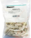 Duplex Cable ID Sleeve 3mm White Pack Of 100 For Laser Inkjet And Thermal Transfer Labels, Larger Label Surface For Small Cables.