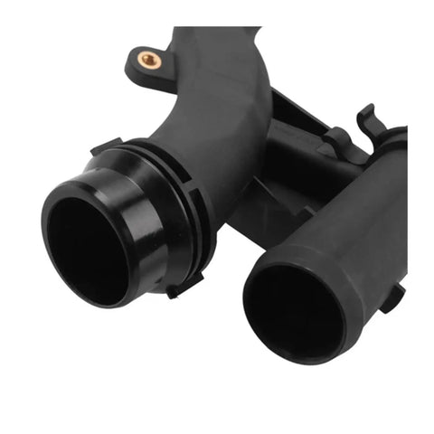 High Octane Engine Cooling Thermostat With Rapid Coolant Temperature Management Plug And Play Direct Bolt On Fitment Replacement For Mercedes Benz M274 W205 W212 W213 Glc close-up showing black plastic body and connectors.