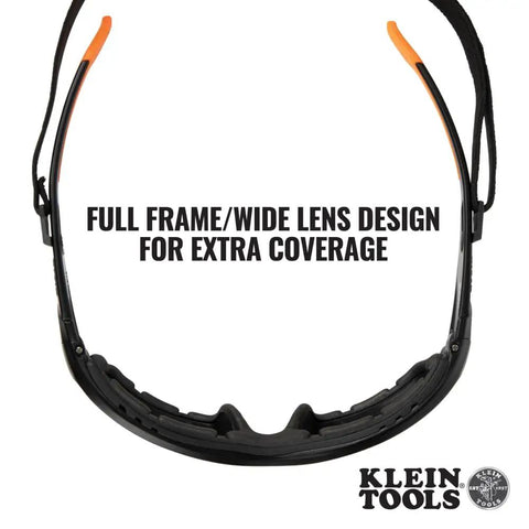 Gasket Safety Glasses For Worksite PPE Eye Protection With Full Frame Design Pro Grade Anti Fog Scratch Resistant Lenses