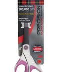 Ultra Edge Titanium Fused Scissors 8 Inch 3 Pack Pro Grade Sharp Blades With Comfort Grip in packaging front view