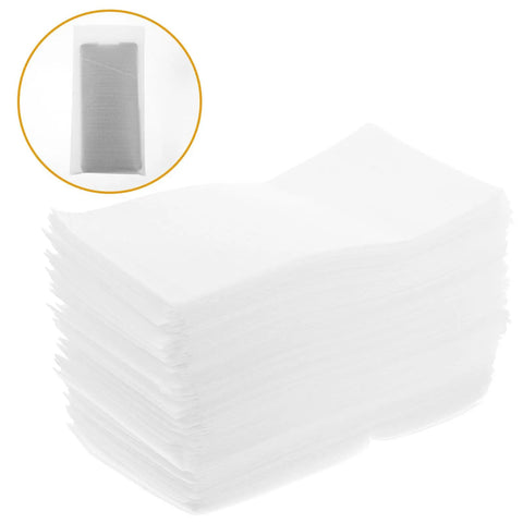 Stack of EPE Foam Packing Pouches White Protective Foam Bags 100 Count Cushioned Shield For Safe Shipping Of Delicate Items