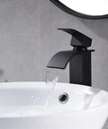 Ultra Sleek 16x16 Inch White Round Bathroom Sink Vessel Porcelain Ceramic for Above Countertop Install with Matte Black Faucet