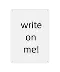 Four Pack White Sign Blanks 14 X 10 Inches Hella Durable Rust Free Aluminum Metal Sheets No Sweat Mounting For Custom Vinyl Decals with write on me!
