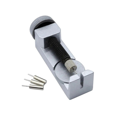 Watch Band Pin Tool Kit With Link Remover And Sizing Punches Pack Of 3 Extra Pins And Replacement Spring Bars