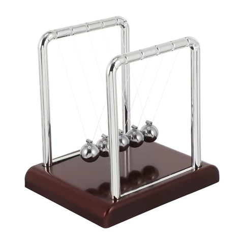 Cradle Pendulum Balls Physics Teaching Gadget For Home Office And Classroom, Newtonian Energy And Momentum Demonstration