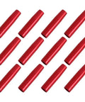 Red 8mm Aluminum Arrow Insert Adapters 35mm Long With Threaded Hole Connector For Arrow Shafts Black 12 Pack Durable Shaft Sleeves