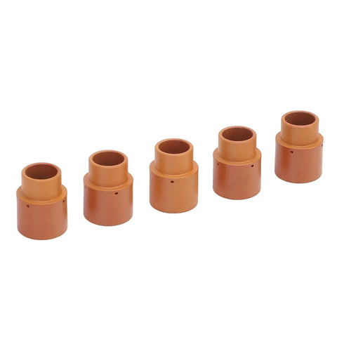 Five Pack Plasma Swirl Ring Kit PE0007 For Versa Cut 40 60 CB50 CB70 With Flame Retardant ABS Build, five rings displayed