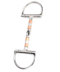 Stainless Steel Dee Bit Snaffle Horse Bit With Copper Roller For A Smooth Comfy Ride And Solid Control 5 Inch Mouth High Strength