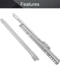 10 Inch Cold Rolled Steel Keyboard Slide Glide With 2 Fold Ball Bearing Tracks visible on white background