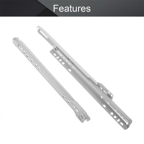 10 Inch Cold Rolled Steel Keyboard Slide Glide With 2 Fold Ball Bearing Tracks visible on white background