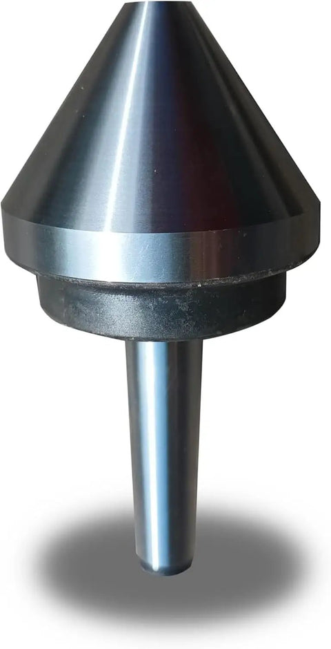 Beefy Bull Nose Center For Lathe MT3 Morse Taper 63.5mm Diameter High Precision 0.0005 Tolerance Quenched SUJ2 Head Center