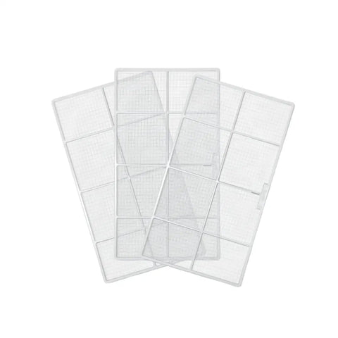 Premium Three Pack Replacement Air Conditioner Filters Fitting Like A Dream And Trapping Serious Dust With Heavy Duty Mesh That Keeps Your Space Chill While Scrubbing Bad Odors Out Of The Air Without Any Morning Headaches