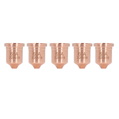 Lightweight Brass Plasma Cutting Electrode Tips Kit For PMX 65 85 105 And 65A Pro Grade 5 Pack Nozzles Cups