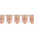 Top Tier Pocreation Plasma Electrode Tip 220819 Brass Consumable For PMX 65 85 105 Cutters, 65A size, five tips displayed together.