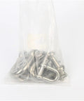 304 Stainless Steel D Type Shackle Bow U Type Lifting Ring M16 1 Piece With M4 M5 M6 M8 Pin Set in plastic bag
