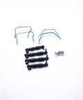 Full Sway Bar Set Black For 1/10 Scale RC Slash Rustler Stampede Off Road Upgrade Pro Grade Durable Suspension Accessories layout