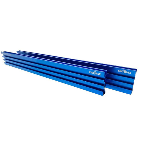 Blue 3 Inch Universal T Track For Woodworking With Anodized Aluminum Fence System 36 Inch Fence Set Of 2 Lightweight Yet Tough