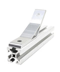 Six Pack 1010 Aluminum Extrusion Corner Brackets For 60 Degree And 120 Degree Joints 1 Inch By 1 Inch T Slot Connectors corner view