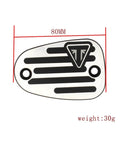Triumph Motorcycle Brake Reservoir Cap CNC Aluminum Anodized Oil Fluid Cap For Bonneville T100 T120 2016 And Up Thruxton 1200 2016